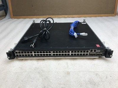 Dell E06W PowerConnect N3048P E06W002 48-Port PoE Switch 1x 1100 PS & Rails