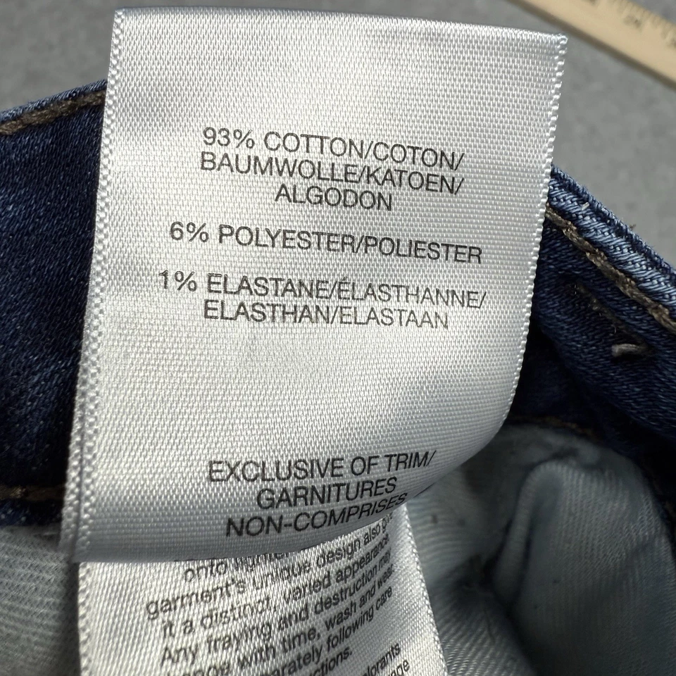 Silver Jeans Womens Size 18R Bootcut Midrise Stretch Denim Indigo - Image 4 of 4