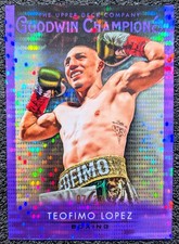 2021 Upper Deck Goodwin Champions Purple Pulsar /23 Teofimo Lopez SP RC Rookie 