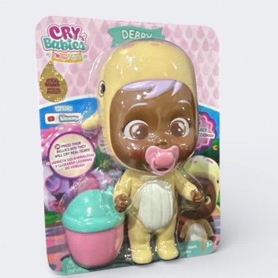 New Cry Babies Magic Tears Debby Whale 5'' Doll African American AA IMC Toys