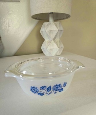 CorningWare Cornflower Blue P-81-B 1 Pint Round Casserole w Lid Oven-Safe