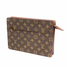 LOUIS VUITTON Pochette Homme Bag Shoulder Monogram Canvas Brown