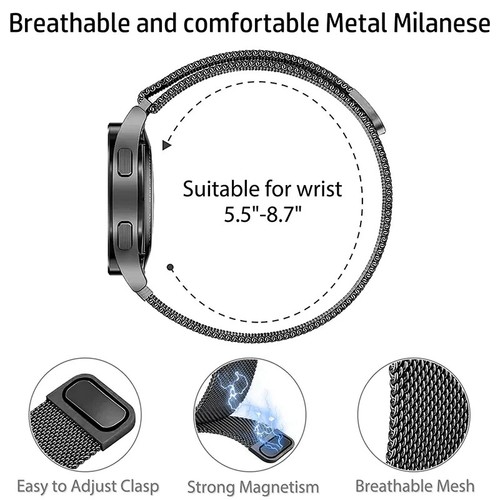 Sport Milanese Metall Armband Für Redmi Watch 5 Active 5 Lite Smart Watch Ersatz - Bild 8 von 26