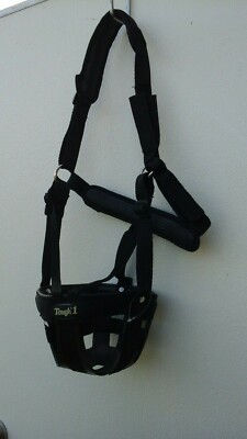 V nose easy breath grazing muzzle w/halter Pony sz Tough 1 #52-946