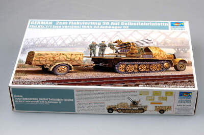 Trumpeter Scale Models 1524 1/35 German Sd.Kfz.7/1 Half-track Late Version with