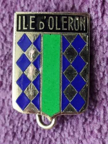 Ancien Insigne Emaillé Pèlerinage De Rennes Bretagne