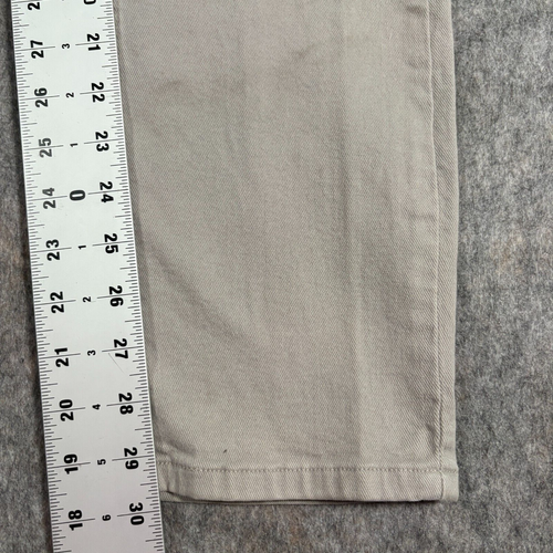 Levi's 550 Boy's Pants Size 6 Reg M Beige Tan Flat Front Relaxed Fit Tapered Leg - Picture 6 of 7