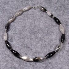 Turmalinquarz Halskette, Edelsteinhalskette (K1199), Edelsteinschmuck