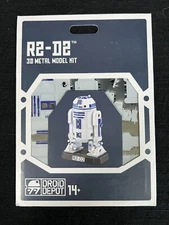 Disney Parks R2-D2 Star Wars Droid Depot Metal Earth 3D Model Kit Galaxy's Edge