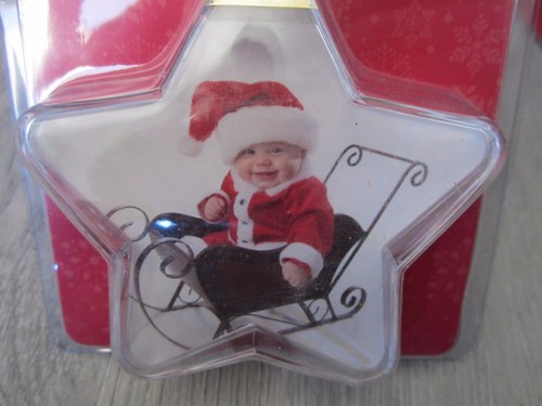 FOTO CLARA ESTRELLA PERSONALIZABLE ÚNICA REGALO LISTO ADORNO NAVIDEÑO DE NAVIDAD - Imagen 2 de 2