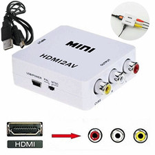 Mini Composite CVBS 3RCA HDMI to AV Video Converter Adapter 1080p 720p Upscaler