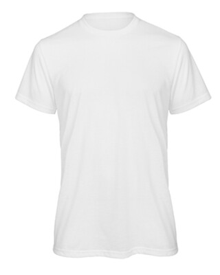 B&C T-Shirt Sublimation Shirt Rundhals weiß Bedruckbar Herren TM062 NEU
