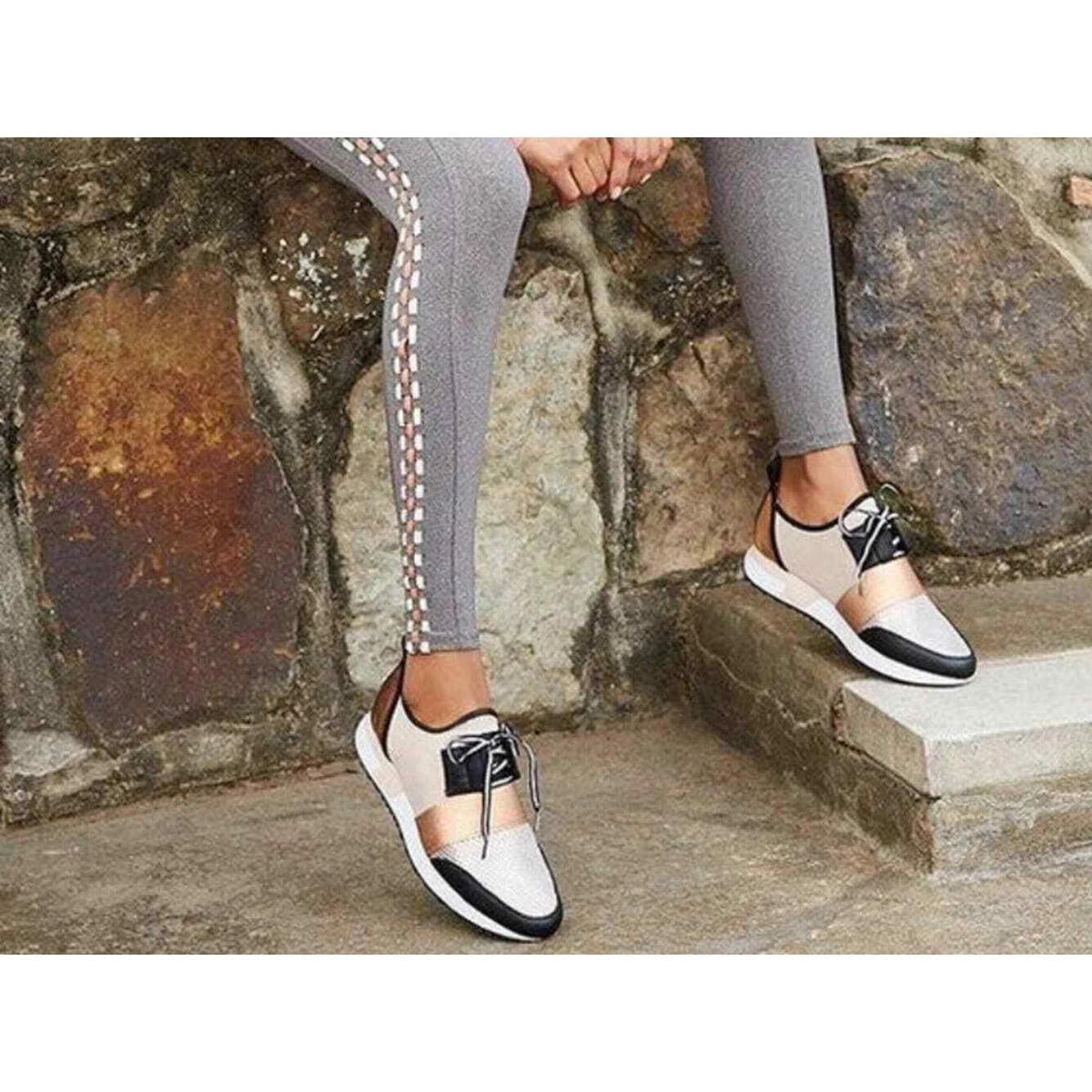 Steve madden antics sneaker rose cheap gold