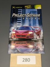 Project Gotham Racing Microsoft Xbox, 2001  MANUAL ONLY 