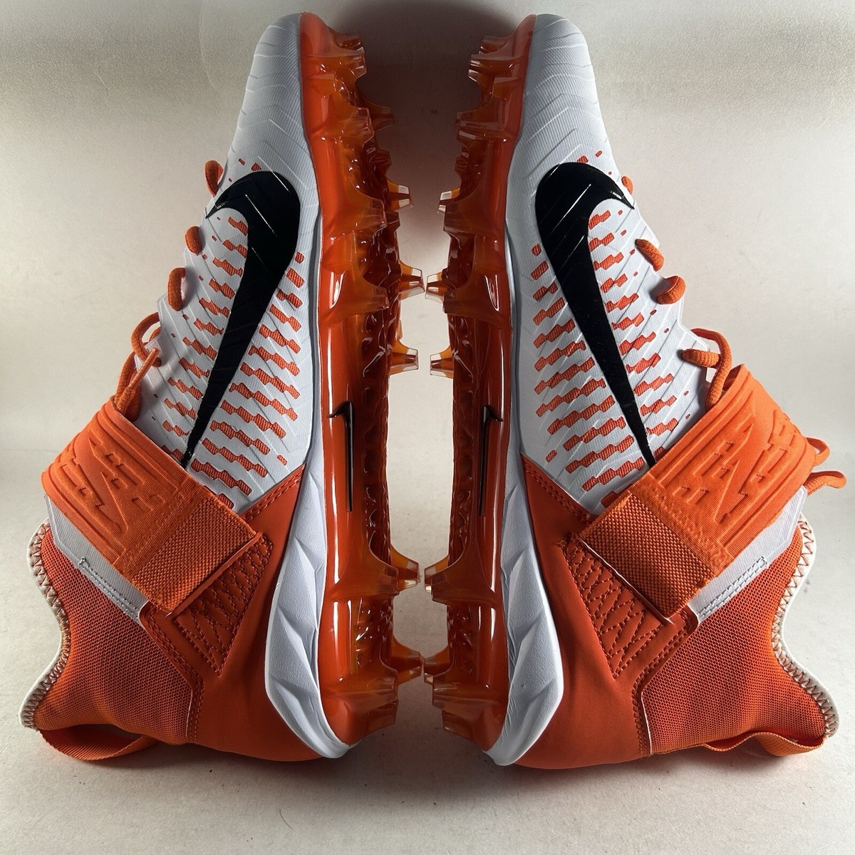 Nike Alpha Menace Mid Men Size 16 Football Cleats Orange White Black FZ7703-103 Nike Alpha Menace Pro 2 Mid Football Cleats Mens 12 Orange  main image 3