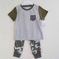 NWT Carter's 2-Piece PJ Set Boy's Size 3t in Camo