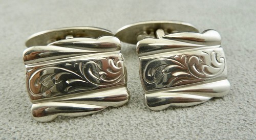Manschettenknöpfe ca.30er Jahre 835/- Silber