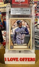 2021 TOPPS GYPSY QUEEN KEN GRIFFEY JR NNOF MISSING #309 RARE CGS 9.5 CSTORE READ