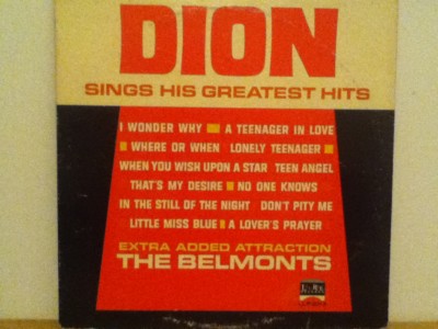 DION          LP     HIS  GREATEST  HITS 