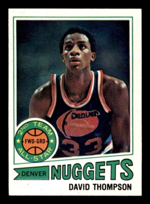 1977 Topps Basketball #60 David Thompson NM *d5