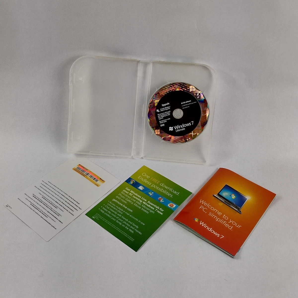 Microsoft Windows 7 Ultimate Upgrade 64 Bit & Product Key Included | eBay Microsoft Windows 7 Ultimate Upgrade 64 Bit &Amp; Product Key Included | Ebay
