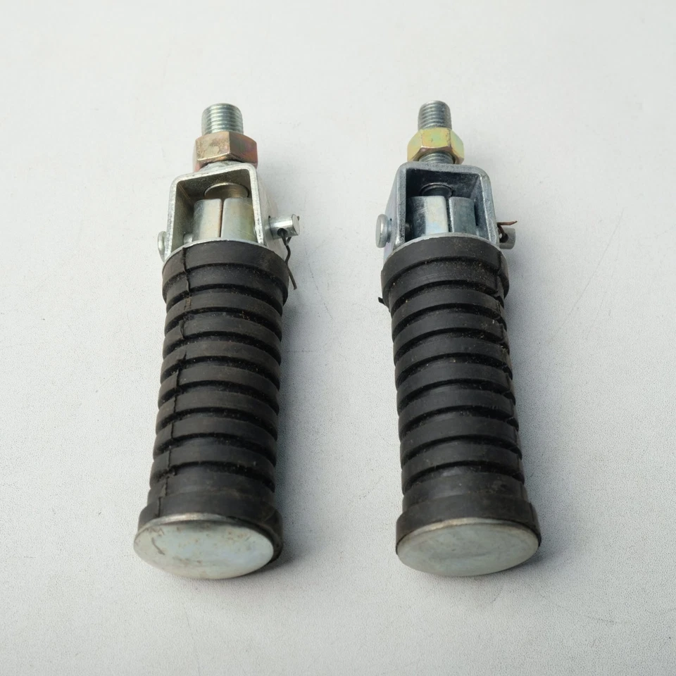 Se adapta a estriberas traseras para Suzuki A100 GT185 GT250 RV50 A50 TC100 peldaños Foto 4 de 4