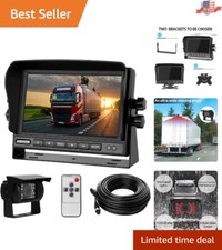 Premium Backup Camera System - 7" Monitor - Waterproof - Wide Viewing Angle