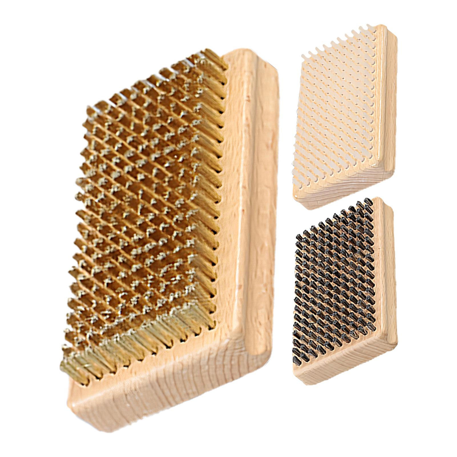 Ski Snowboard Wax Scraper Brush Hand-Operated Ski Brushes Cleaning Sanding Brush