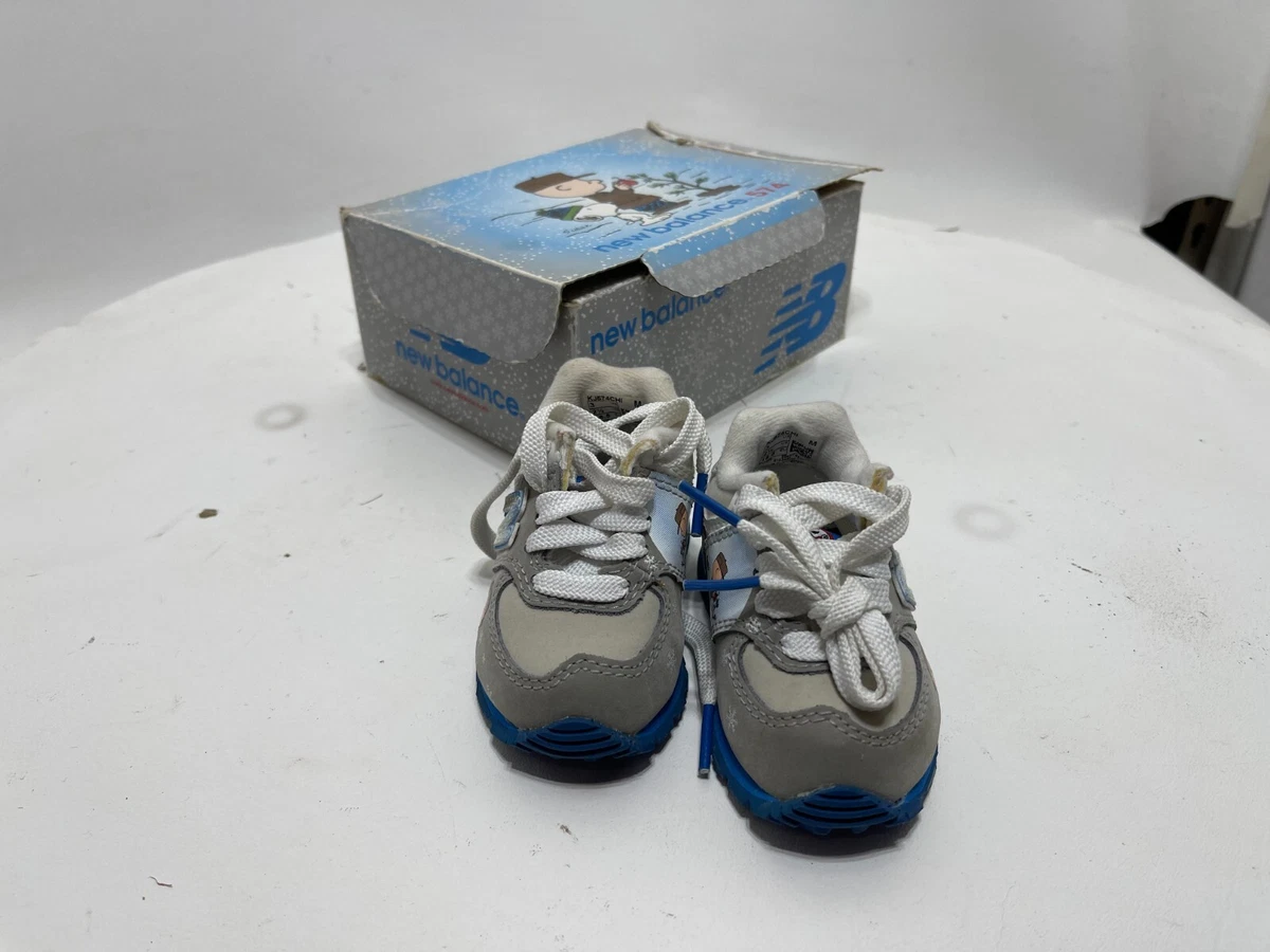 Kids New Balance 574 Peanuts Charlie Brown Snoopy Shoes 3