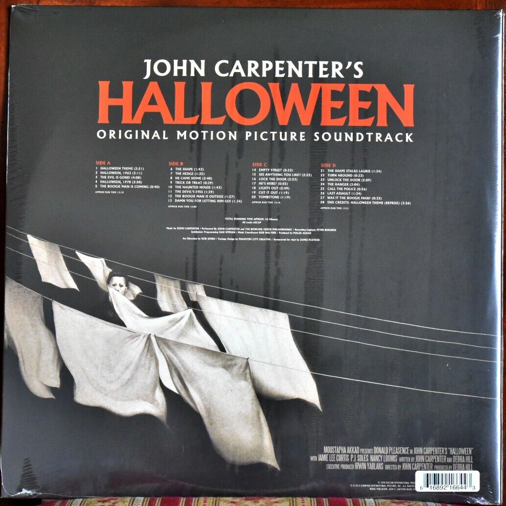 MONDO 013 RECORDING STEREO UK JOHN CARPENTER Halloween #2LP 180g 45rpm  SEALED