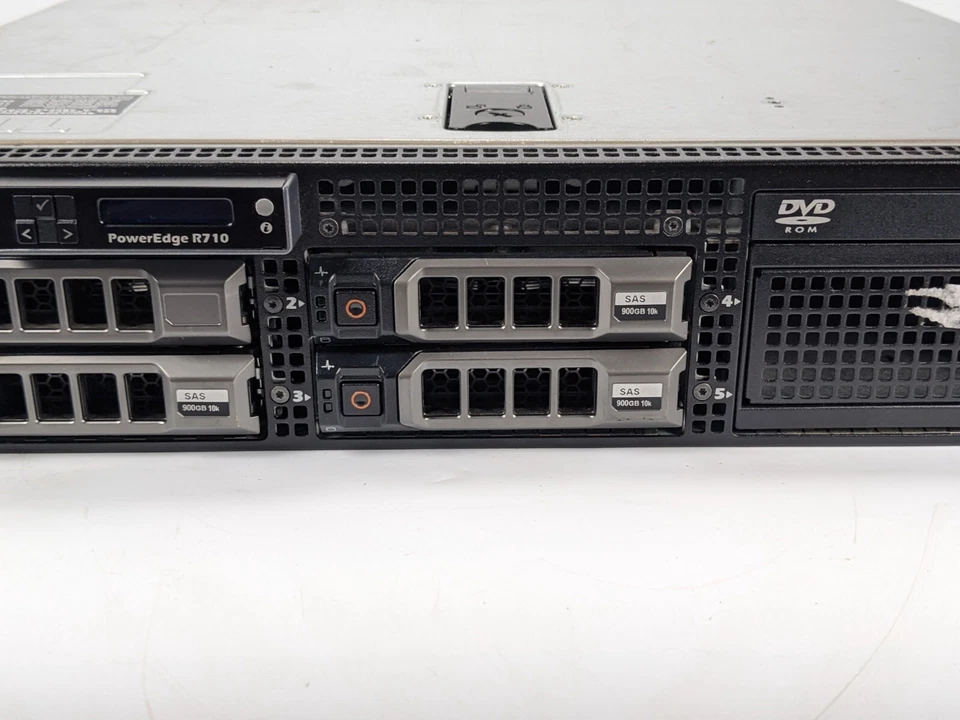 Dell PowerEdge R710 - 2x Xeon x5670 2.93ghz 12GB RAM 4x 500GB HDD - PSU ERRORS - Image 3 of 4