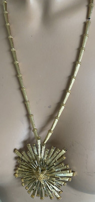 Vintage Monet 25'' Necklace & Brooch Set