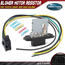 Heater Blower Motor Resistor w/ Wire Harness for Toyota Camry 1997-2001 Solara