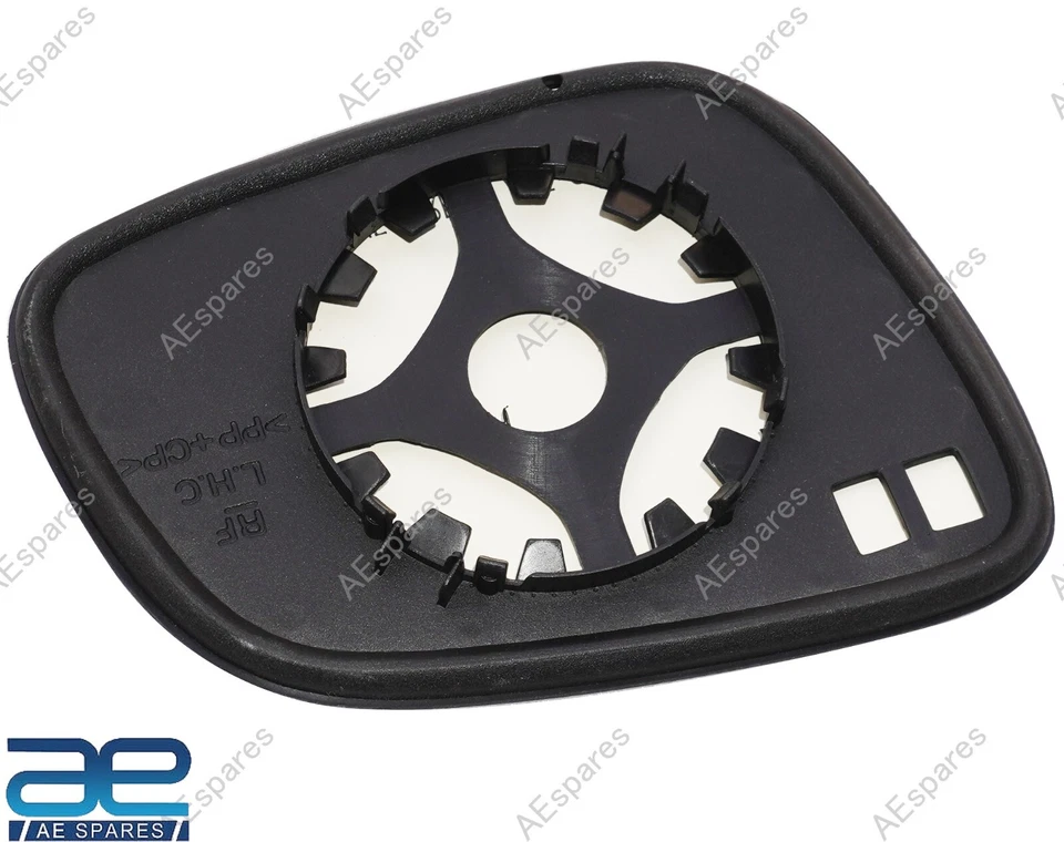 Espejo retrovisor de vidrio para puerta convexo LH y RH ORVM con placa base para Chevrolet Beat Foto 4 de 4