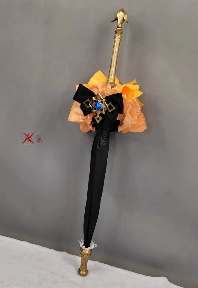 Anime Genshin Impact Navia Paraguas Halloween Juegos con disfraces Sombrillas Accesorios Foto 3 de 4