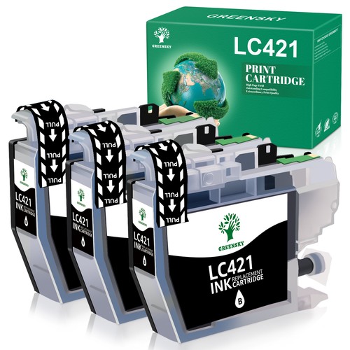 LC-421XL Set Patronen Für Brother DCP-J 1050 DW 1140 DW 1800 DW MFC-J 1010 DW - Afbeelding 7 van 24