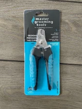 Dog Cat Nail Ergonomic Clipper   Master Grooming Tools  Teal Rubber Grip Large