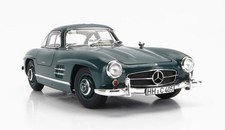 Norev 1/18 Scale Mercedes-Benz 300Sl (W198) 1954 Green Gullwing Diecast Car Wit_