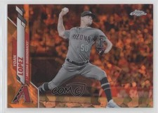 2020 Topps Chrome Update Sapphire Edition Orange 23/25 Yoan Lopez #U-57 0eo6