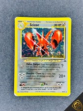 Scizor 10/75 Pokemon Neo Discovery Unlimited Holo Rare Card WOTC English