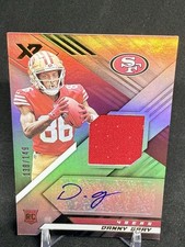 2022 Panini XR Football DANNY GRAY Rookie PATCH AUTO /149 #RSA-DG - 49ers RPA RC