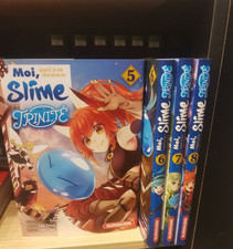Lot manga « MOI,QUAND JE ME REINCARNE EN SLIME TRINITE » TOMES 5 a 8 NEUFS
