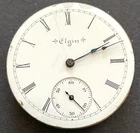 Antique 1920 Elgin Grade 289 Pocket Watch Movement Parts/Repair 6s 7j USA
