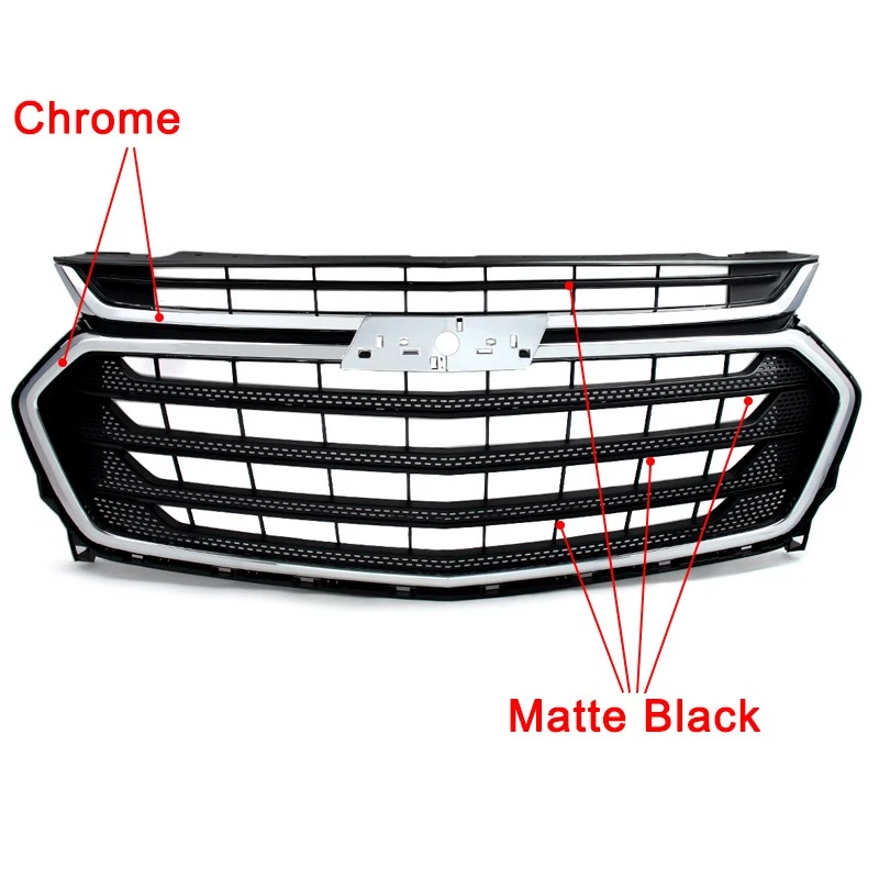 Front Bumper Upper Chrome Grille Grill Fits Chevy Chevrolet Traverse 2018-2021 Foto 3 de 4