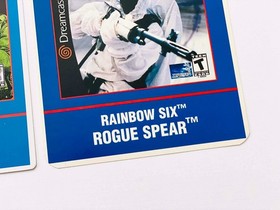Tom Clancy's Rainbow Six + Rogue Spear (Dreamcast) VIDPro Card [5x7 CARDS ONLY]