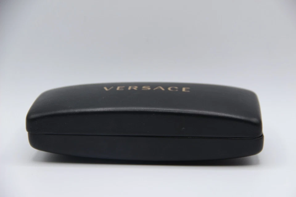 NUEVO VERSACE NEGRO PEQUEÑO AUTÉNTICO GAFAS GAFAS GAFAS DE SOL ESTUCHE CON TELA Foto 3 de 4