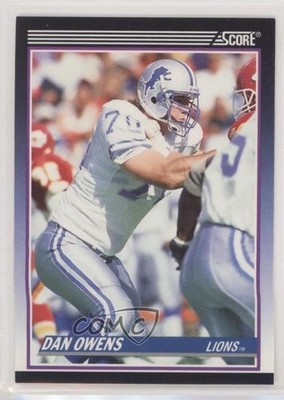1990 Score Rookie & Traded (Supplemental) Dan Owens #89T te2