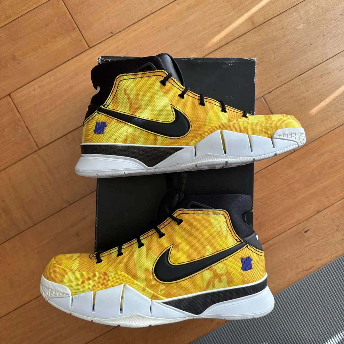 Nike Undefeated x Zoom Kobe 1 Protro Yellow Camo for Sale