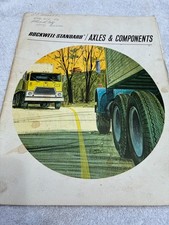 Rockwell-standard Axles Components Manual Dated 1969 Rockwell-standard Axles Components Manual Dated 1969