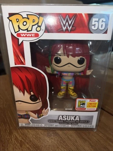 Funko Pop! WWE Asuka #56 San Diego Comic Con 2018  Exclusive Convention Sticker